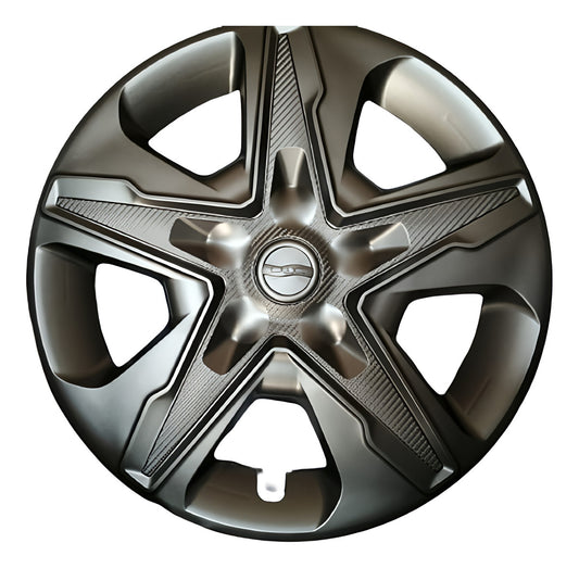 Tapones Optimus Rin 15 Estrella Color Titanium Juego De 4