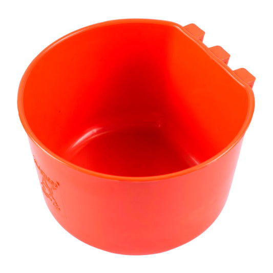 PLÁSTICOS AF Comederos y Bebederos Jaula de 1.2 L Naranja para Aves, Pericos, Gallos y Pájaros, Kit de 10 Piezas. para Alimento Húmedo, Seco, Semillas y Alpiste. Dispensador y Alimentador para Jaula.