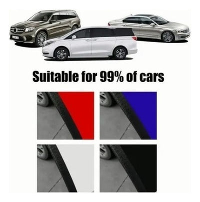 Moldura Protectora Puerta Auto/camioneta Cromo 5 Mts