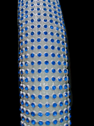 Funda Cubrevolante Diamante Azul Bling Línea Premium