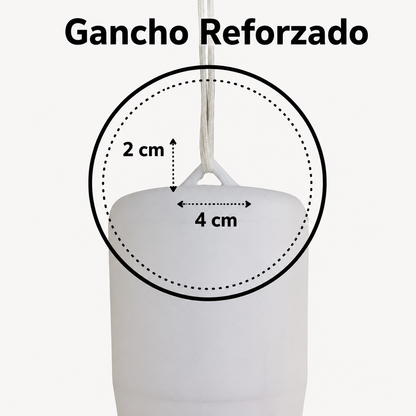1 Bebedero Colgante 4 Litros Para Gallo Aves Pollo Colibri