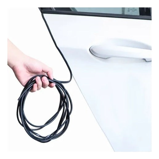 Moldura Protectora Puerta Auto/camioneta Antigolpes Negro 5m