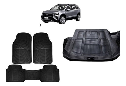 Tapete Proteck + Tapete Cajuela Cargo Universales Negro