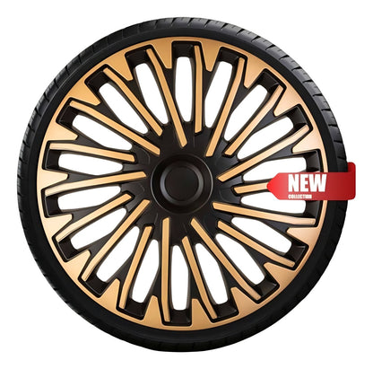 Tapones De Lujo Europeos Dorado Negro Estilo Soho Para Rin