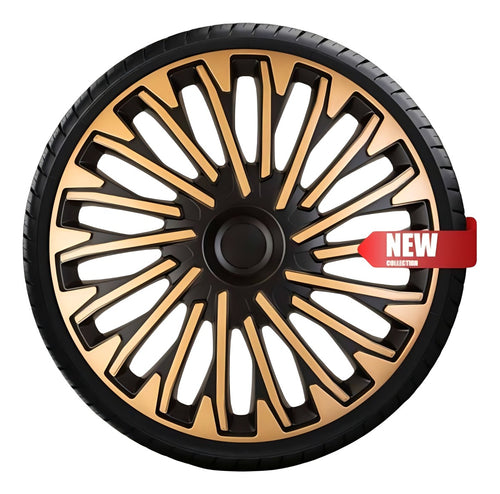 Tapones De Lujo Europeos Dorado Negro Estilo Soho Para Rin