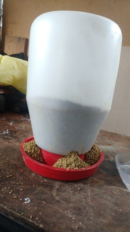25 Comederos Para Pollos O Gallinas 2 L