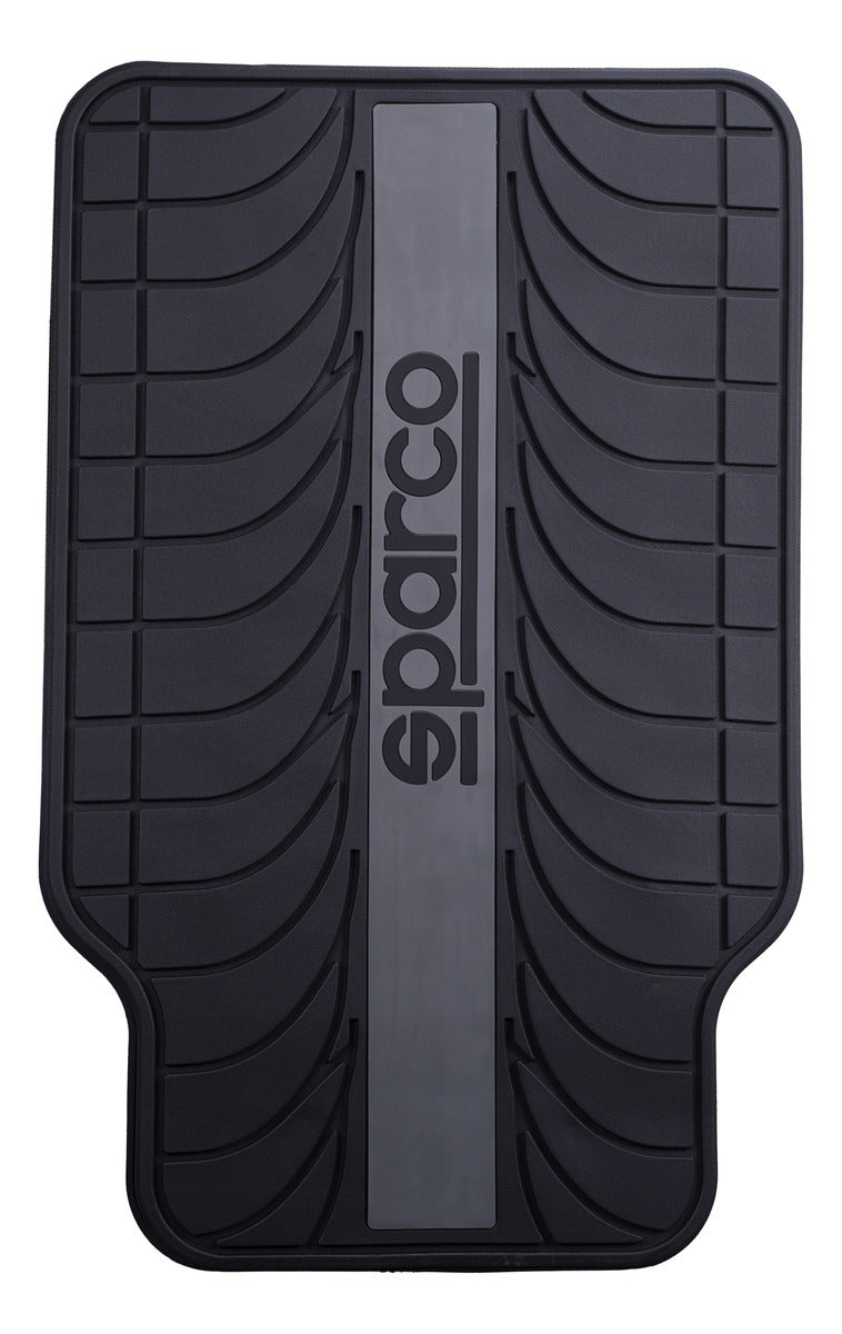 Tapete Alfombra Para Auto Universal Uso Rudo Juego 4 Pz Gris