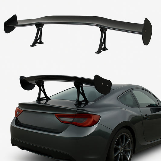 Spoiler Aleron Universal Trasero Estilo Fibra De Carbono Alu