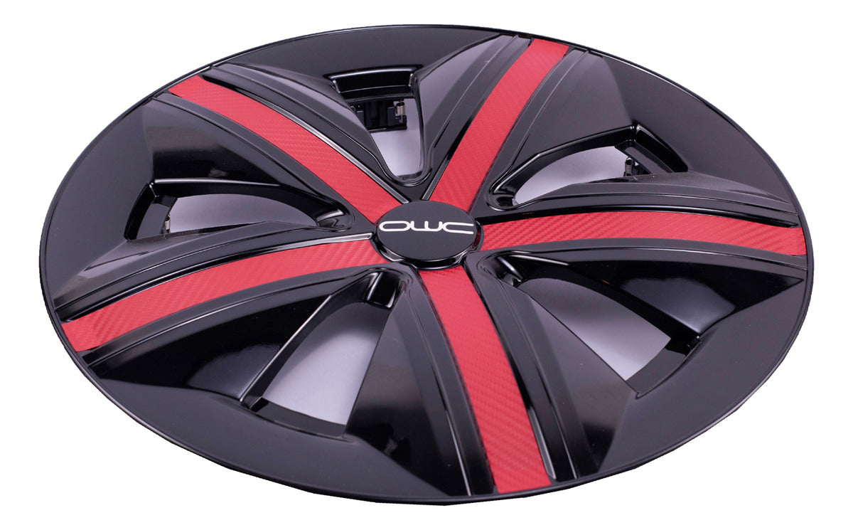 Tapones Polveras Extensión Negro Con Rojo Rin 13 Deportivos