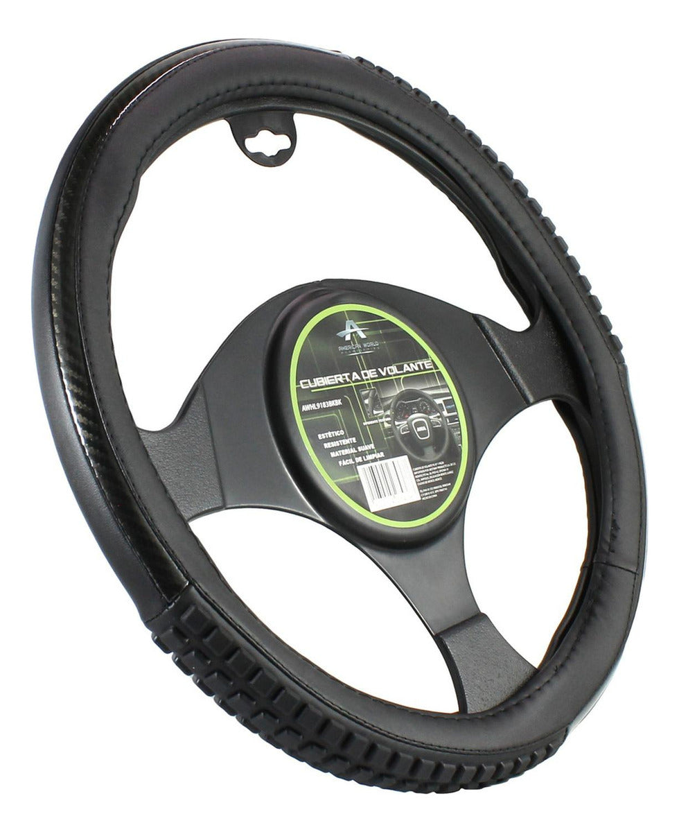 Funda Cubre Volante Auto Tipo Piel Deportivo Universal+regal
