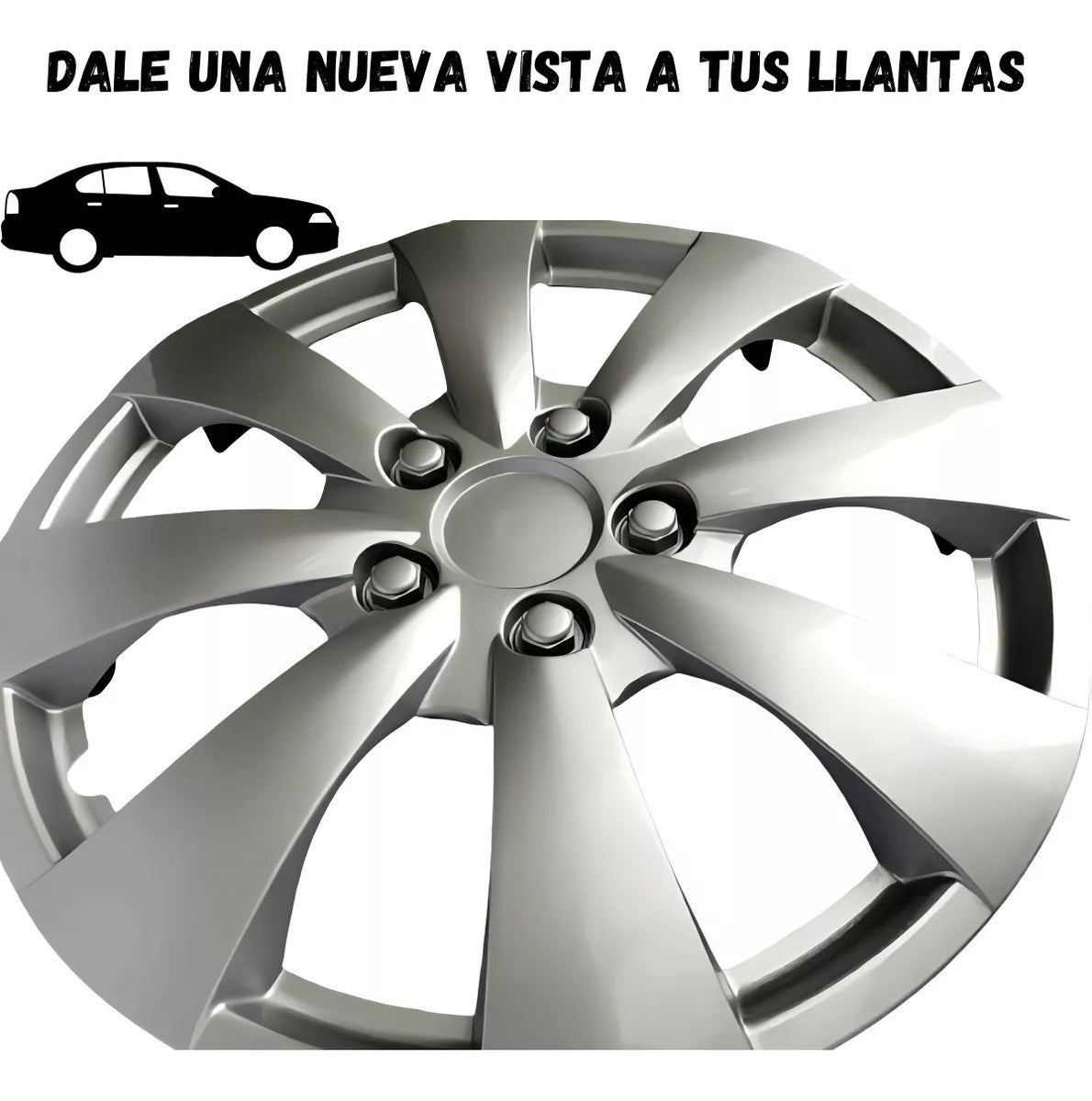 Tapones Optimus Rin 15  Color Gris Estilo Clásico