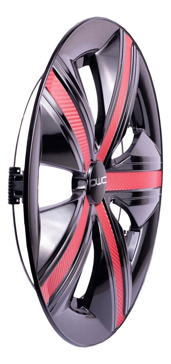 Tapones Polveras Extensión Negro Con Rojo Rin 13 Deportivos