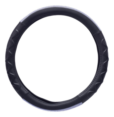 Funda Cubrevolante Diamante Azul Bling Línea Premium