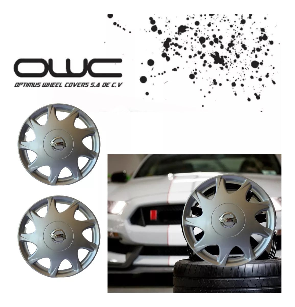 Tapones Polveras Tipo Tsuru Nissan Optimus Gris Rin 14