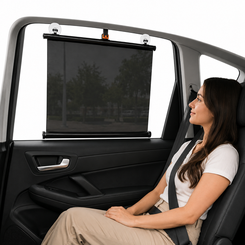 Cortina Retráctil Polarizado Parasol Para Coche 45*125 CM