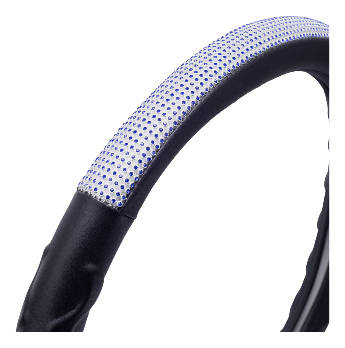 Funda Cubrevolante Diamante Azul Bling Línea Premium