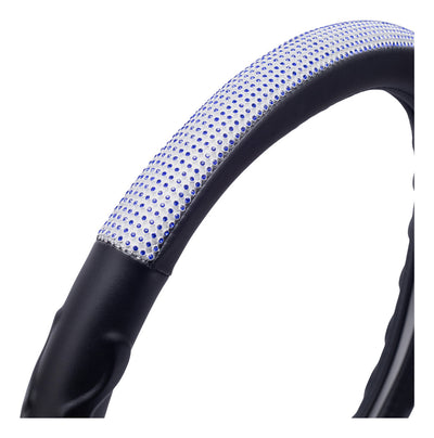 Funda Cubrevolante Diamante Azul Bling Línea Premium