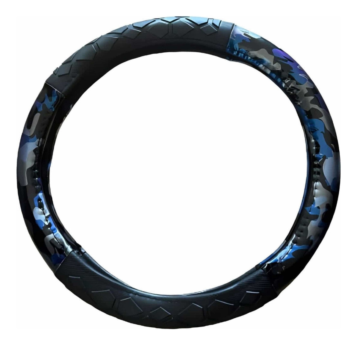 Funda Volante Camuflaje Azul/gris /negro