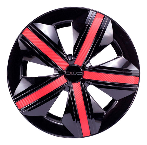 Tapones Polveras Extensión Negro Con Rojo Rin 14  Owc