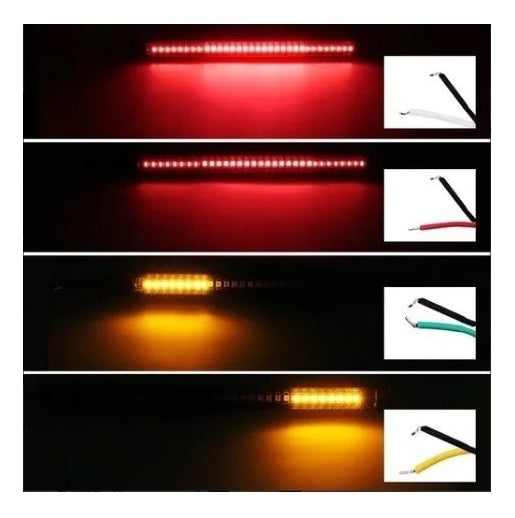Barra Led Flexible Tira Moto Stop Direccional Universal