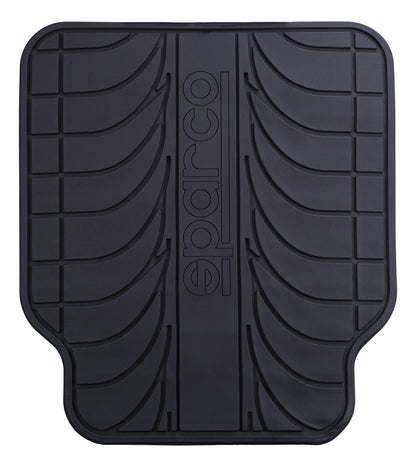 Tapete Alfombra Para Auto Universal Uso Rudo Juego 4 Pz Gris