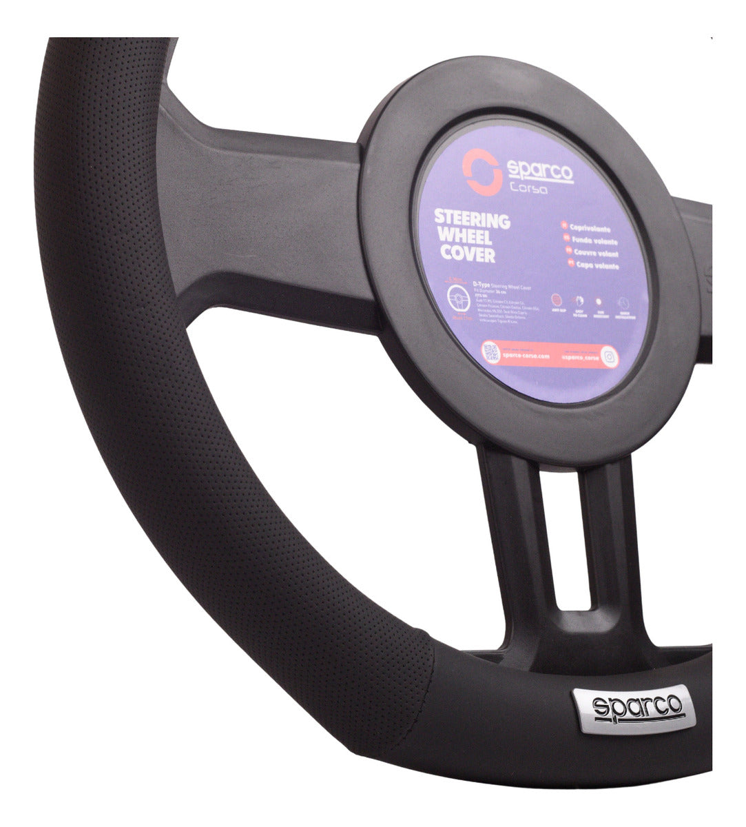 Funda Cubre Volante Auto Sparco Bmw Ford Audi Subaru Vw Kia