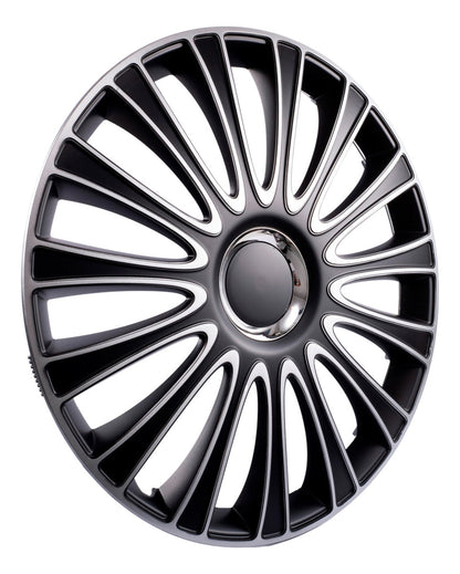 Tapones De Lujo Europeo Silver Black Lemans Rin 17 Deportivo