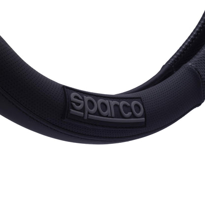 Cubre Volante + Hombreras Sparco Negro Deportivo Elegante