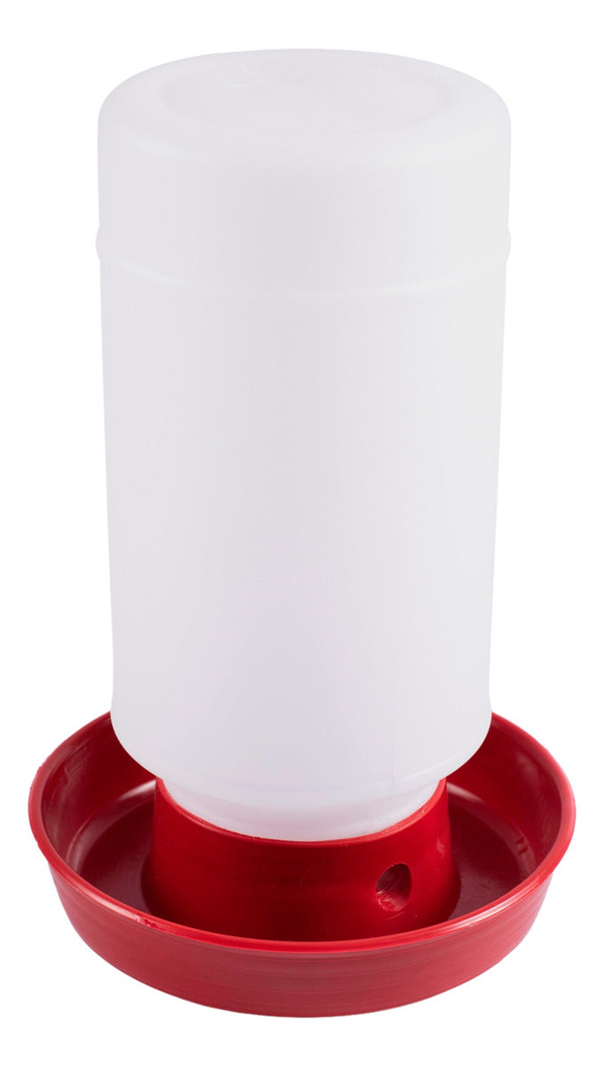 5 Bebedero Pollos Codorniz Gallinas Aves 1 Litro