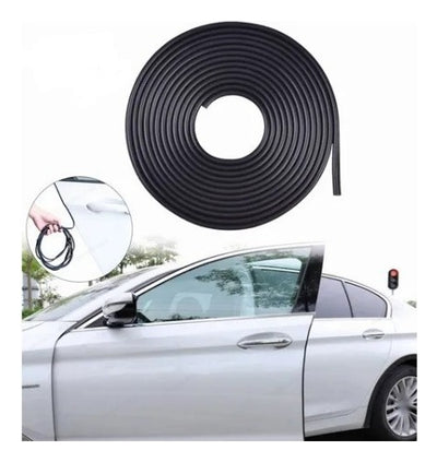 Moldura Protectora Puerta Auto/camioneta Antigolpes Negro 5m