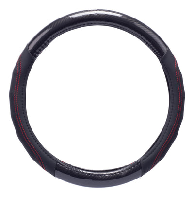 Funda Cubre Volante Fibra Carbono Universal 38cm Negro Auto