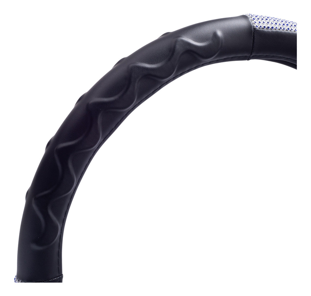 Funda Cubrevolante Diamante Azul Bling Línea Premium