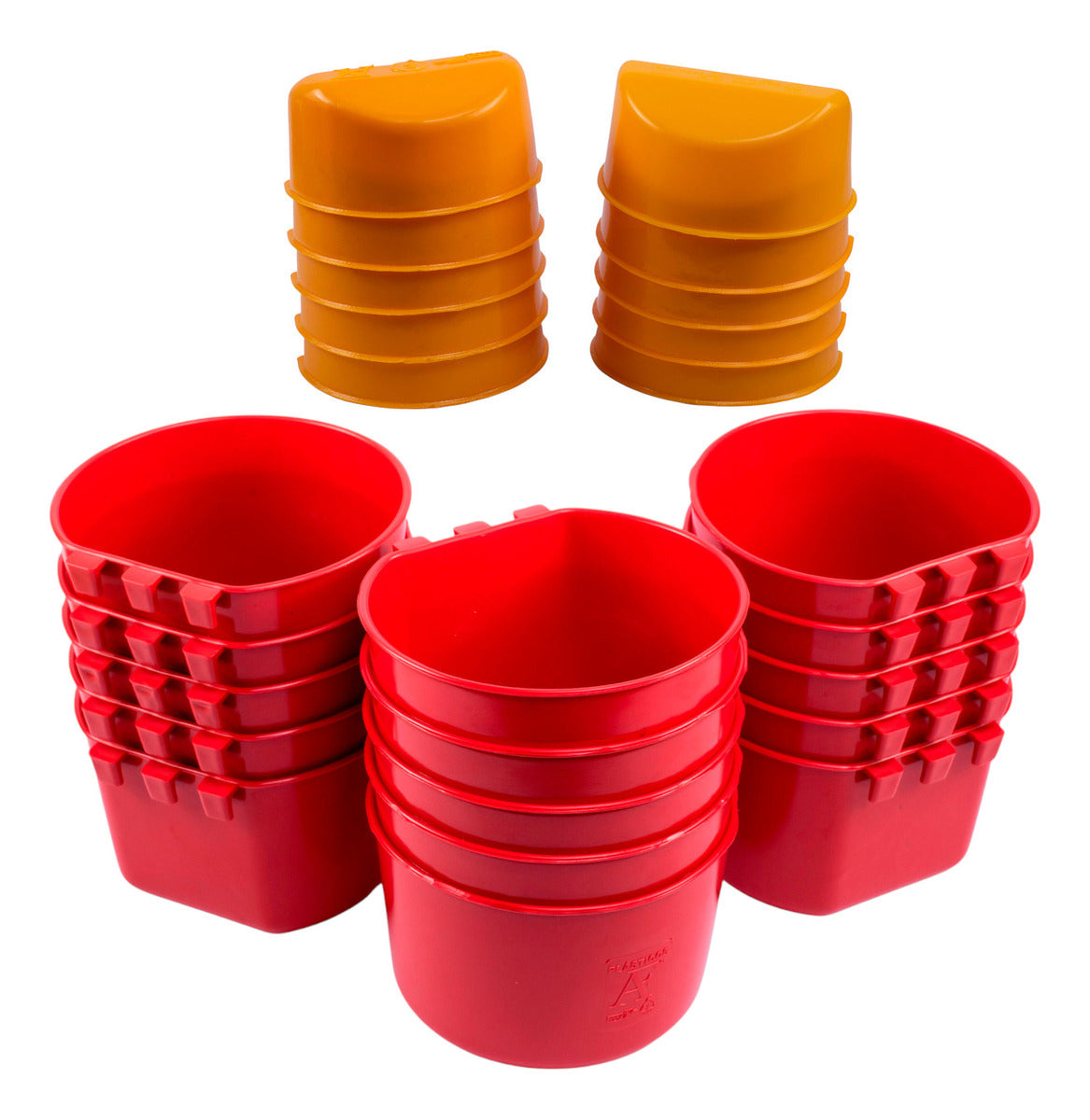 Bebedero Gallo Ave Pájaro 50 Pz Más 10pz Media Luna Regalo