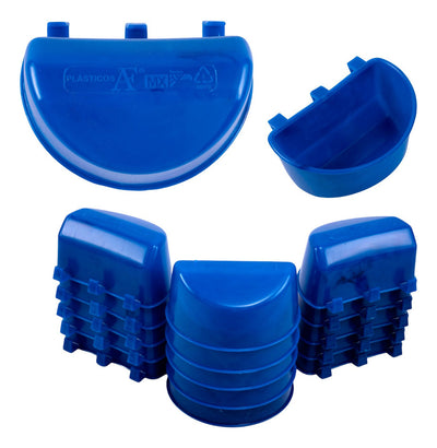 Comedero Para Gallo Media Luna 100 Bebedero Colibrí Pájaro