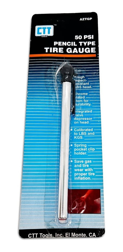 Medidor Calibrador Presion Aire Llantas 50psi Tire Gauge