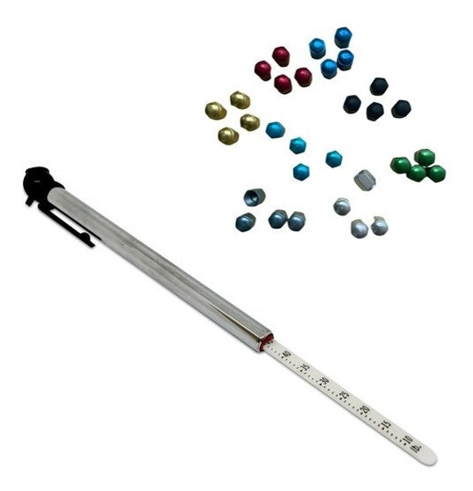 Medidor Calibrador Presion Aire Llantas 50psi Tire Gauge