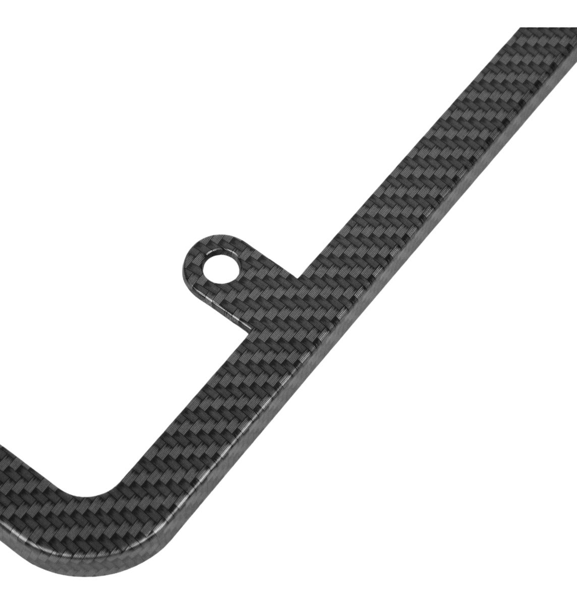 2 Pz Porta Placas Metalica Fibra Carbon Con Mica Cubre Placa