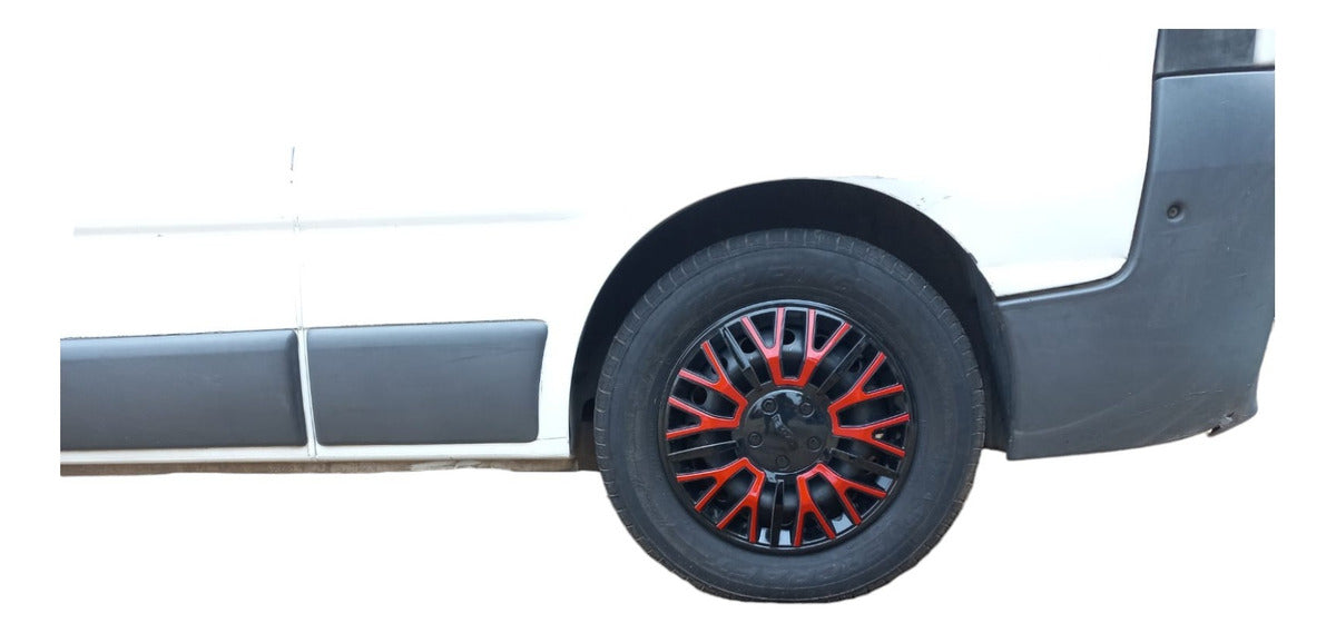 4 Tapon Polvera Deportivo Legara Rojo Rin 16 Tipo Original
