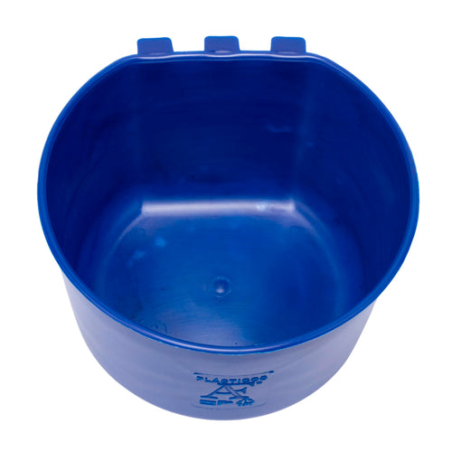 PLÁSTICOS AF Comederos y Bebederos Jaula de 1.2 L Azul para Aves, Pericos, Gallos y Pájaros, Kit de 5 Piezas. para Alimento Húmedo, Seco, Semillas y Alpiste. Dispensador y Alimentador para Jaula.