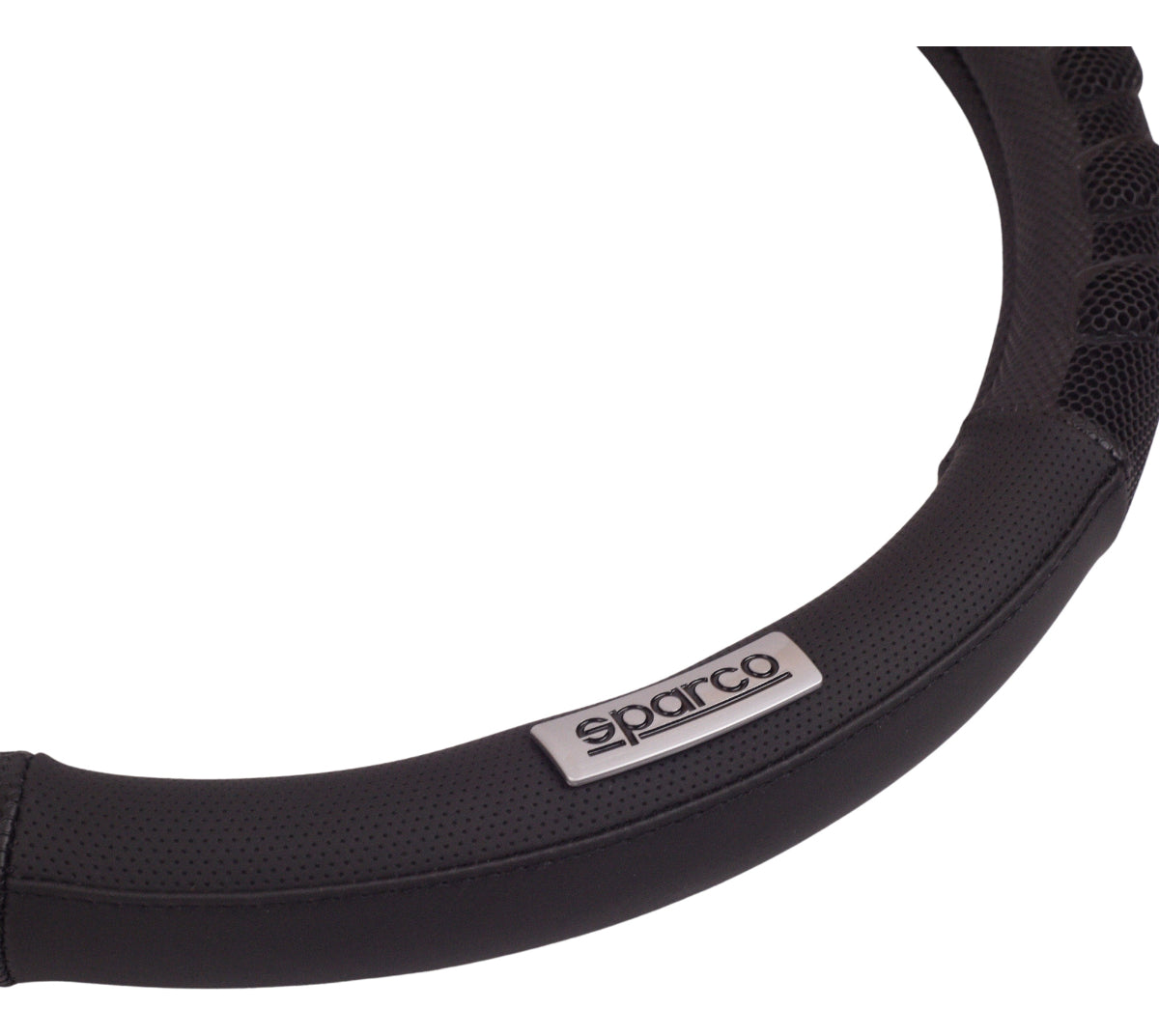 Cubre Volante Auto Sparco Placa Negro Deportivo Elegante