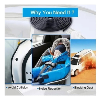 Moldura Protectora Puerta Auto/camioneta Cromo 5 Mts