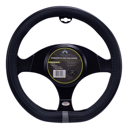 Cubre Volante Auto Tipo D Gris Negro Nissan Audi Chevrolet