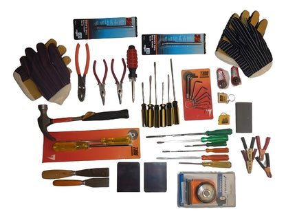 Kit De Herramientas Martillo Desarmadores Pinzas Espátulas