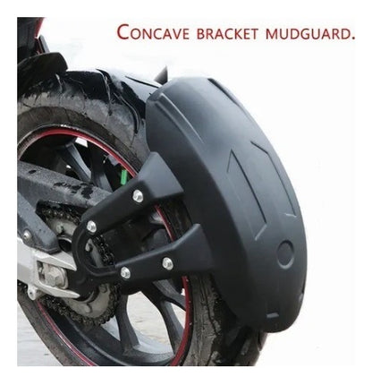 Salpicadera Lodera Y Tira Led Moto Base Metal