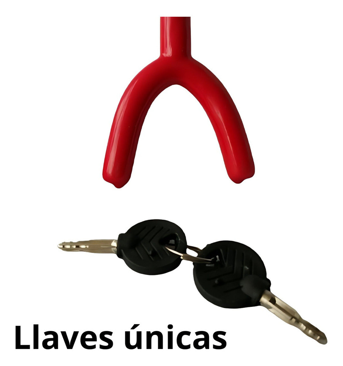 Promoción Bastón Antirrobo Rojo + Protector Solar Para Auto