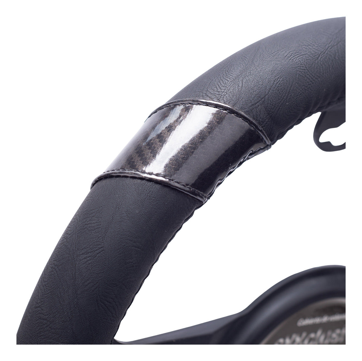 Funda Volante Auto Fibra Carbono Y Cuero Cubre Universal