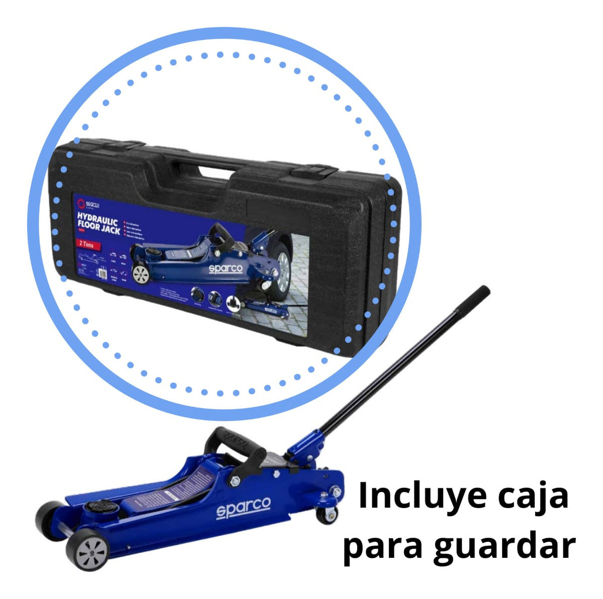 Gato Hidraulico De Patin Sparco 2.5 Toneladas Uso Rudo