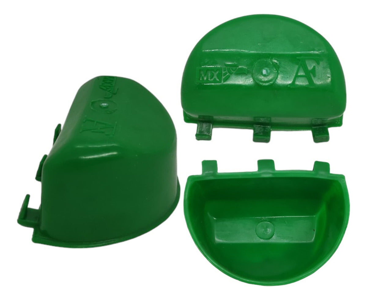 Comedero Bebedero Para Gallo Media Luna Tricolor 90 Psz