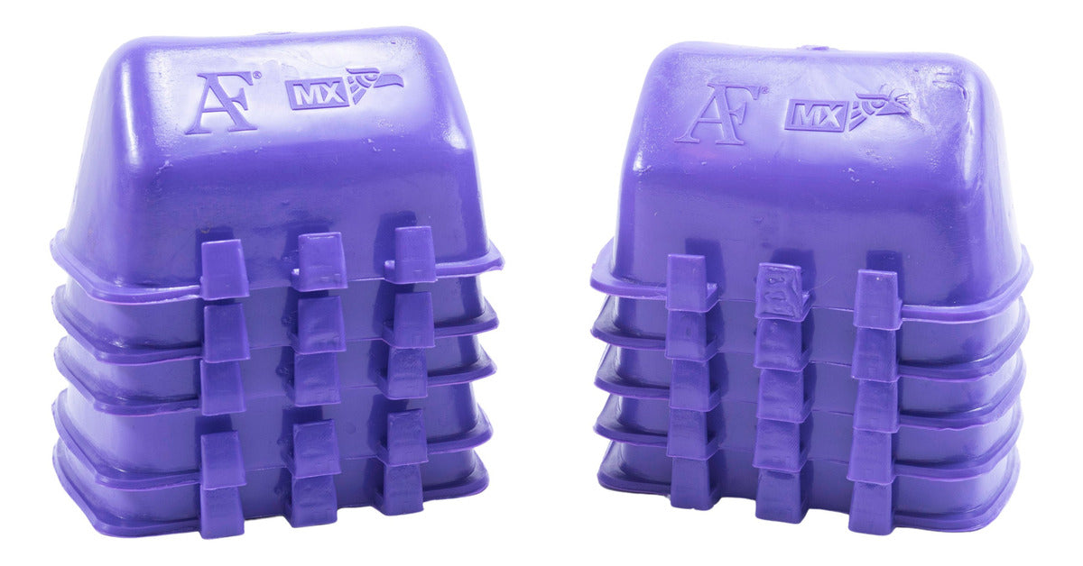 Comederos Gallos Champions Morado  50 Pz + 3 De Regalo