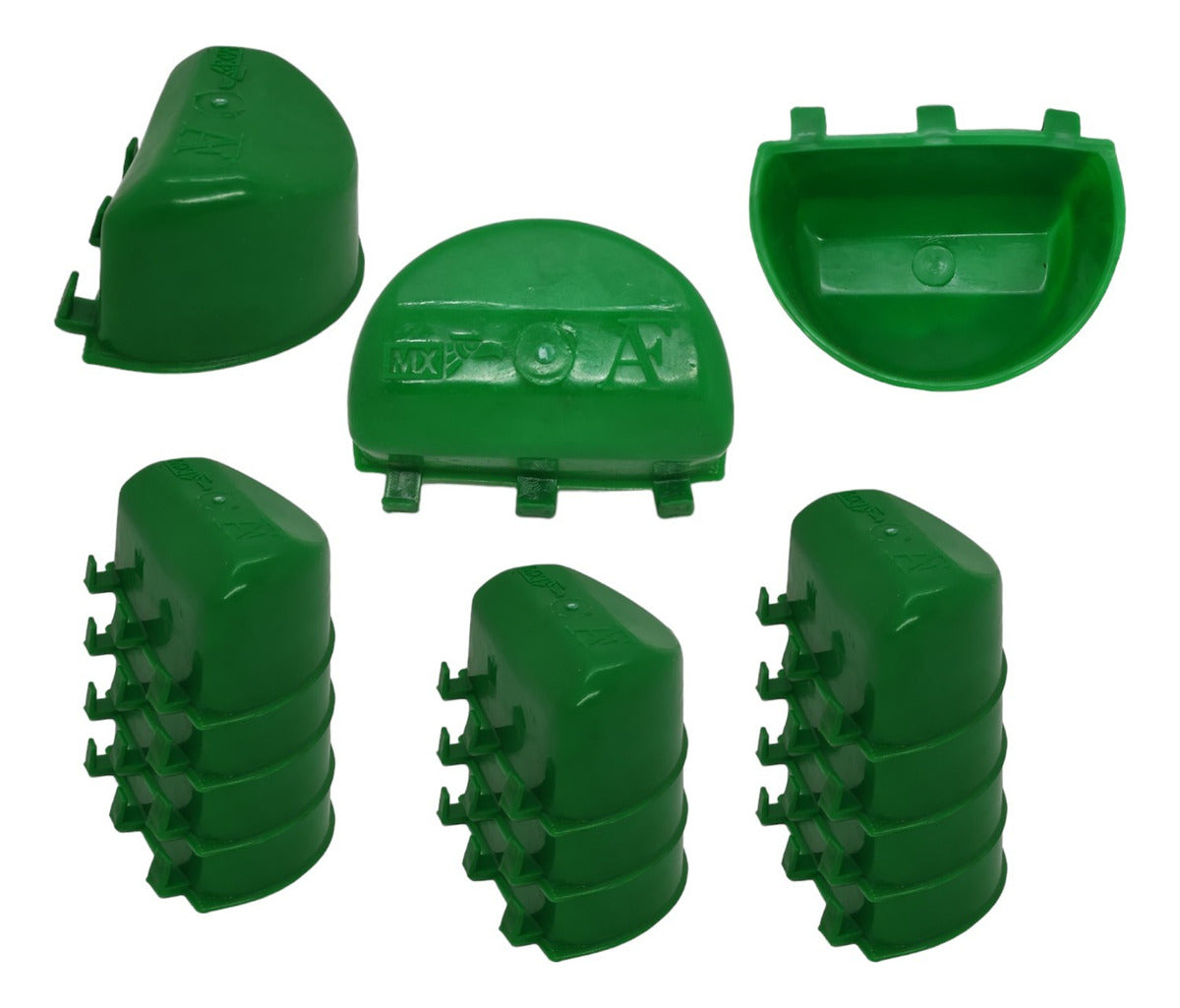 Comedero Bebedero Para Gallo Media Luna Tricolor 90 Psz